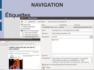 NAVIGATION Étiquettes 