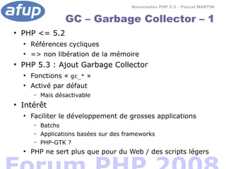 PHP 5.3 : les nouveautés du futur si proche