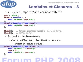 PHP 5.3 : les nouveautés du futur si proche