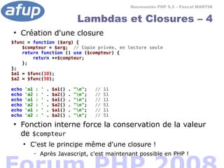 PHP 5.3 : les nouveautés du futur si proche