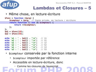PHP 5.3 : les nouveautés du futur si proche