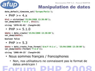 PHP 5.3 : les nouveautés du futur si proche