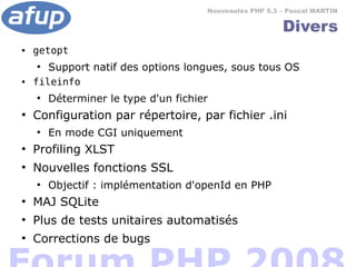PHP 5.3 : les nouveautés du futur si proche