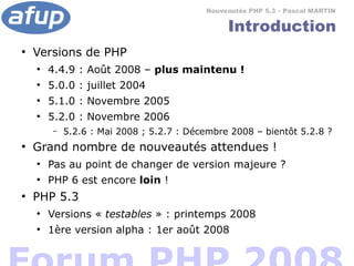 PHP 5.3 : les nouveautés du futur si proche
