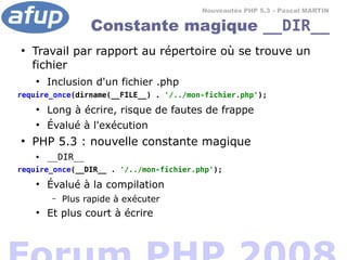 PHP 5.3 : les nouveautés du futur si proche