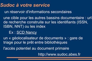 savoir ce qu'ont emprunté les autres 