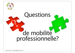 Questions


                                   de mobilité
                                 professionnelle?
© Vincent Giolito - vincent.giolito@nouvelle-carriere.fr
 