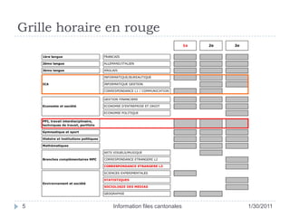 Grille horaire en rouge25/01/11Information files cantonales5