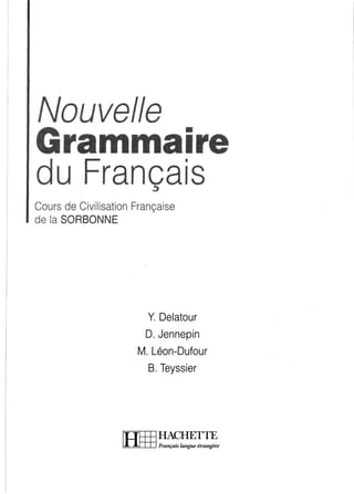 Nouvelle grammaire du francais