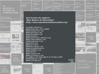Nouvelle nature de l'innovation