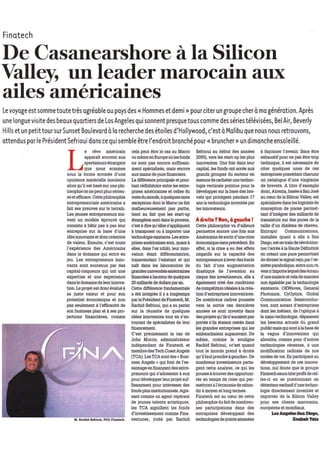 Nouvelle Tribune : Finatech - De Casanearshore à la Silicon Valley, un leader marocain aux ailes américaines - Article by Zouhair Yata