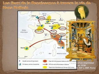L’atelier d’un imprimeur
en 1530
(manuscrit, XVIe s, BNF, Paris)
 