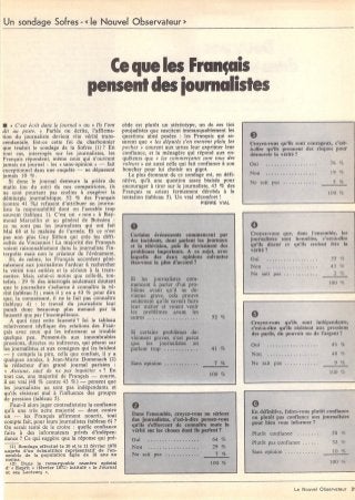 Quand les français aimaient leurs médias (Le Nouvel Observateur, 17/02/1975)