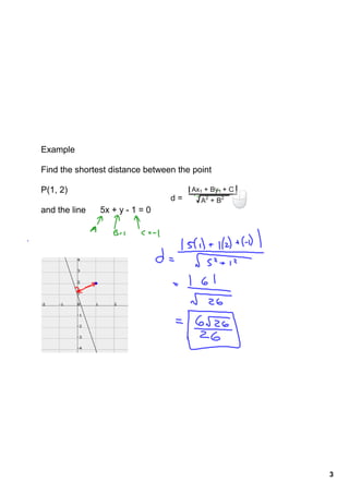 Nov. 4 Distance Between A Point And A Line | PDF