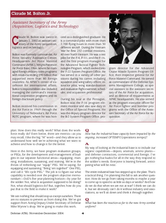DEFENSE AT L 2004 TRANSFORMATIONAL RECAPITALIZATION RETHINKING US A 