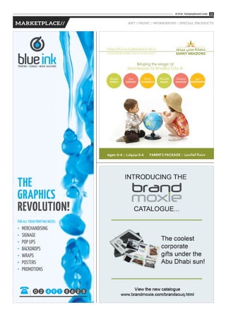 www. tempoplanet.com 25
THE
GRAPHICS
REVOLUTION!
•	 MERCHANDISING
•	 SIGNAGE
•	 POP UPS
•	 BACKDROPS
•	 WRAPS
•	 POSTERS
•	 PROMOTIONS
FOR ALL YOUR PRINTING NEEDS:
0 2 4 9 1 8 6 2 5
ART / MUSIC / WORKSHOPS / SPECIAL PRODUCTSMARKETPLACE//
 
