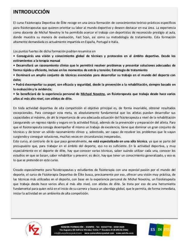 Fisioterapia Deportiva De Elite
