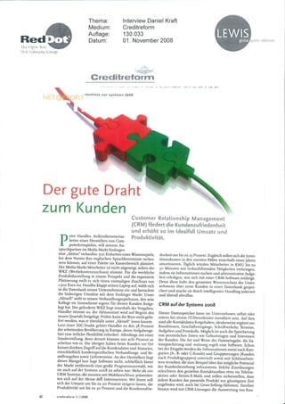 Nov 08 - Customer Care With 2.0 (Handelblatt Creditforum)