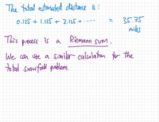 Calculus 111 Amherst college integration work slides | PDF