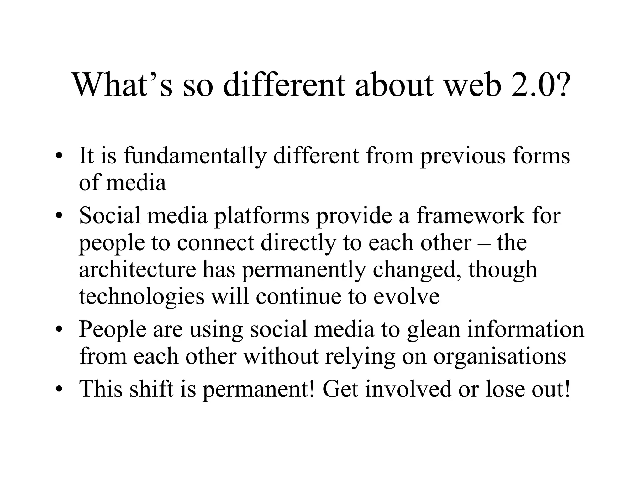 RSS – Really Simple SyndicationThis is what powers social media technology