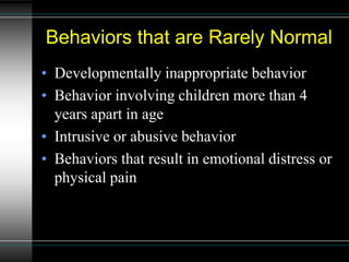 Nov 13 childhood sexual development | PPTX