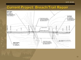 10
Current Project: Breach/Trail Repair
GATE 201449
 