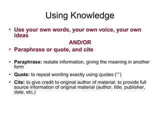 Citation And Style Mannuals | PPT