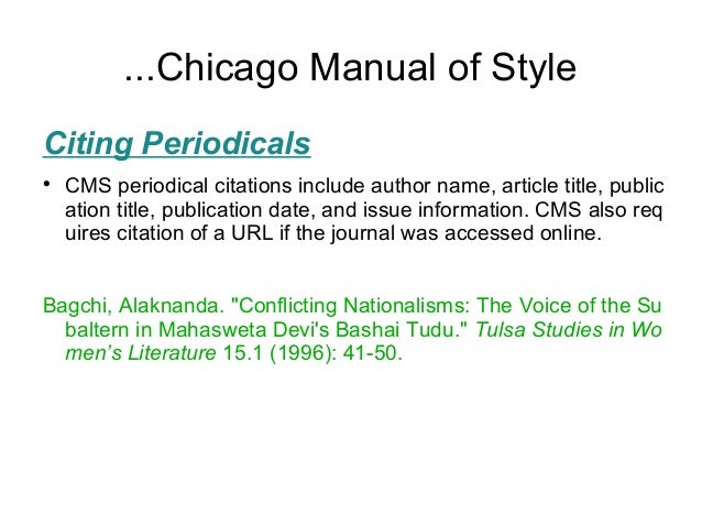 Citation And Style Mannuals