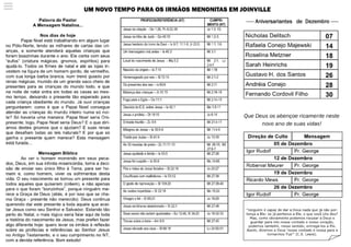 4a. Semana de Novembro