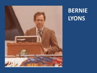 BERNIE
LYONS
 