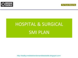 HOSPITAL & SURGICAL 
SMI PLAN 
http://totallyunrelatedrandomanddebatable.blogspot.com/ 
 