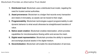 9Source: Gartner
Blockchain Provides an Alternative Trust Model
 