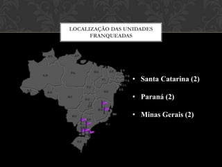 Caçador-SC
UNIDADES FRANQUEADAS
 