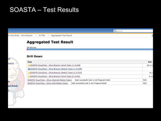SOASTA – Test Results
 