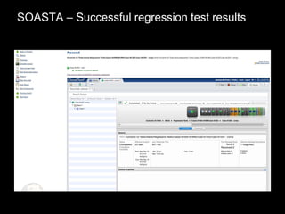 SOASTA – Successful regression test results
 
