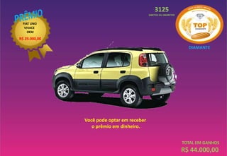 6 NÍVEL
729 pessoas
na rede
CELULAR SANSUNG
GALAX J5
7 NÍVEL
2.187 PESSOAS
NA REDE
Notebook Acer
Aspire E5-571-598P com Intel® Core™ i5-5200U,
6GB, 1TB, Gravador de DVD, Leitor de Cartões,
HDMI, Bluetooth, LED 15.6" e Windows 8.1
MOTO NINJA KAWASAKI
3OO cilindradas
8 NÍVEL
6.571 pessoas
na rede
3 DIAS C/
ACOMPANHANTE
9 NÍVEL
19.713 pessoas
na rede
VIAGEM PARA QUALQUER
LUGAR DO BRASIL COM TUDO PAGO
CROSS FOX
zero km
10 NÍVEL
59.139 pessoas
na rede
5º FORMA DE GANHOS
Prêmios
 