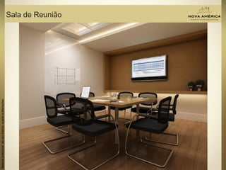 Materialpreliminardeusointerno,sujeitoaalterações.
Sala de Reunião
Materialpreliminardeusointerno,sujeitoaalterações.
 