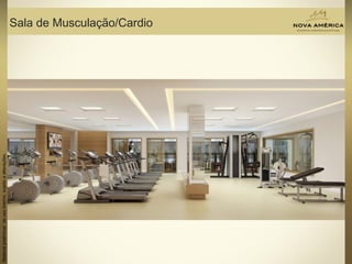 Materialpreliminardeusointerno,sujeitoaalterações.
Sala de Musculação/Cardio
Materialpreliminardeusointerno,sujeitoaalterações.
 