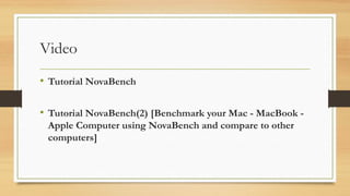 Nova bench | PPT