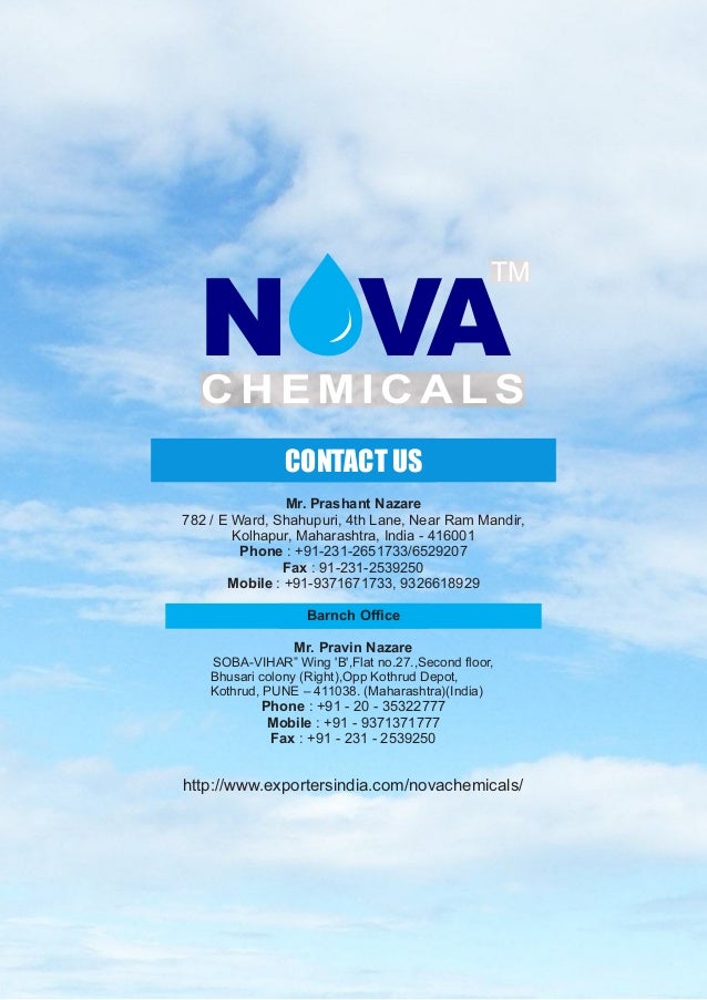 Nova Chemicals Maharashtra India
