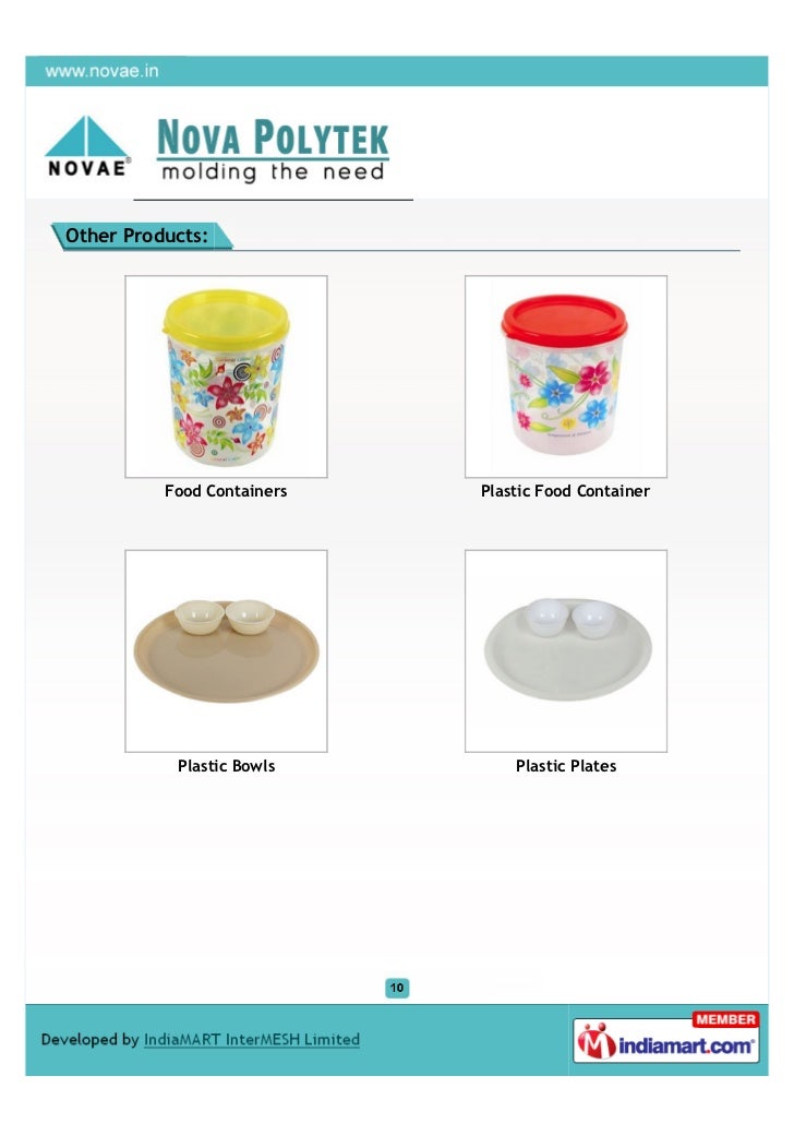 Nova Polytek, Rajkot, Plastic Household Products
