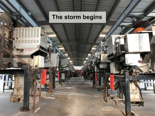 22
The storm begins
 