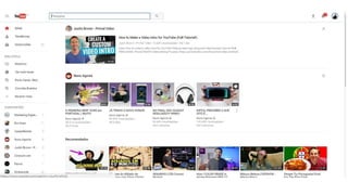 Nova interface YouTube - Porto Canal