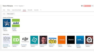 Nova interface YouTube - Porto Canal
