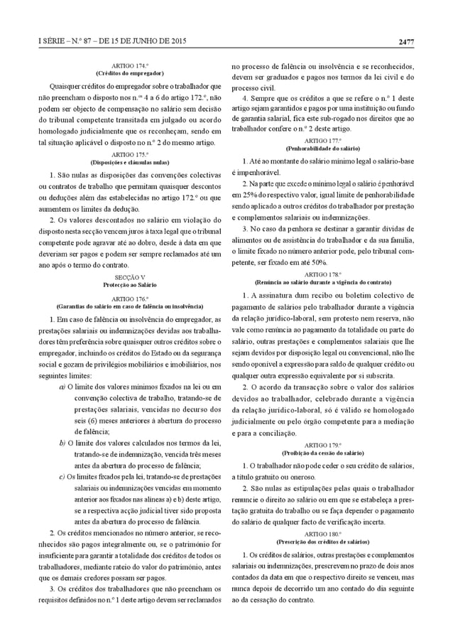 Nova Lei Geral do Trabalho Angola