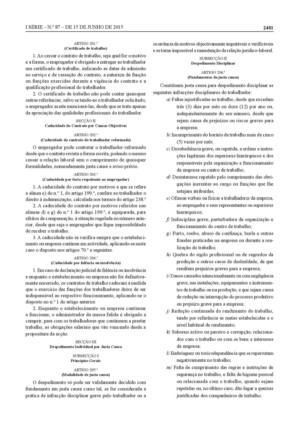 Nova Lei Geral do Trabalho Angola
