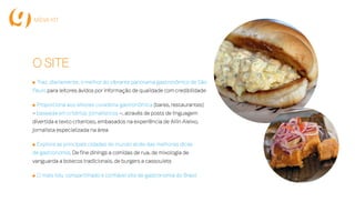 Dicas para comer e beber bem nas cidades
mais saborosas do mundo
Fine dining, bares de vanguarda, botecos, pousadas, hotéis cinco estrelas,
food trucks: tendo boa comida e bebida, Gastrolândia está lá
 