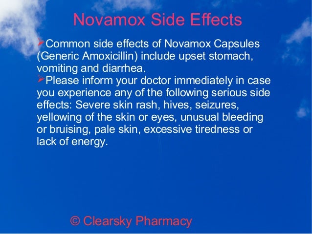 Amoxil Side Effects Adults