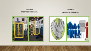 CENÁRIO A
MEDIDAS DE ENGENHARIA
CENÁRIO B
2 MEDIDAS DE PREVENÇÃO
 