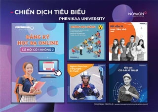 COM§Ayæ§ROFXL0|www.novaoncommunication.com/
CHI N D Ç
PHENIKAA ÇNIVERSITY
 